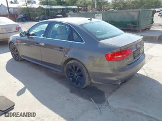 2015 Audi A4 Premium with VIN WAUBFAFL4FN035647, listed as a IAAI auction lot 41804012 with 86,623 mi miles. Bid and sale history available at carsss.com. Image 3.