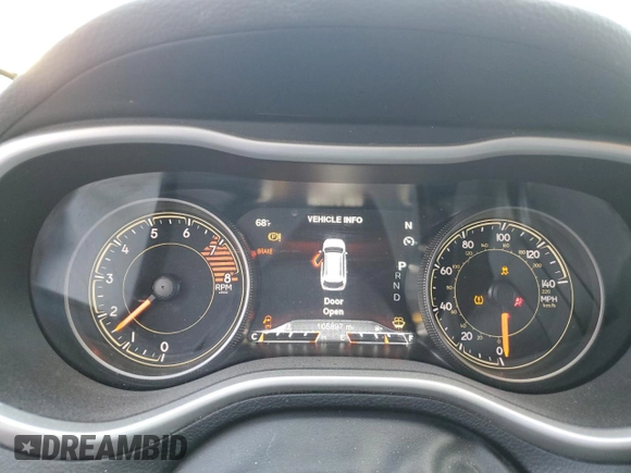 2017 Jeep Cherokee Trailhawk L Plus with VIN 1C4PJMBS6HD237128, listed as a Copart auction lot 44064115 with 105,897 mi miles and Salvage Title. Bid and sale history available at carsss.com. Image 9.