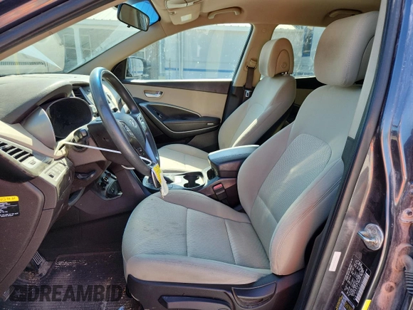 2018 Hyundai Santa Fe 2.4L with VIN 5XYZTDLB5JG555606, listed as a Copart auction lot 64206545 with 104,596 mi miles and Clean title. Bid and sale history available at DreamBid. Image 7.