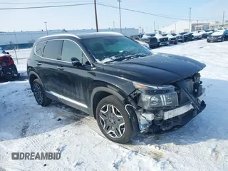 2023 Hyundai Santa Fe Hybrid Limited with VIN 5NMS5DA17PH018515, listed as a IAAI auction lot 41338696 with 44,843 mi miles. Bid and sale history available at carsss.com. Image 1.