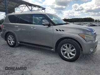 2011 Infiniti QX56 7-passenger with VIN JN8AZ2NE9B9003346, listed as a Copart auction lot 71543784 with 139,382 mi miles and Salvage Title. Bid and sale history available at carsss.com. Image 4.
