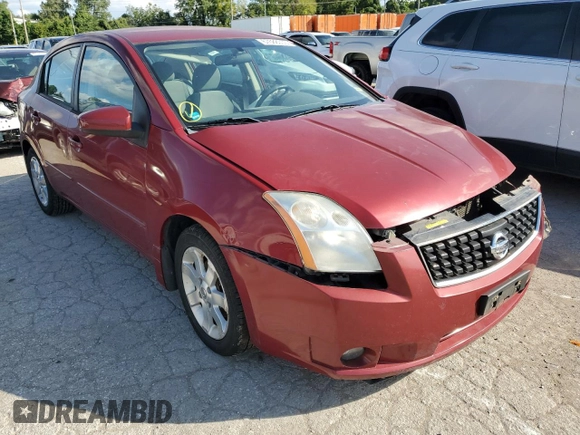 2008 Nissan Sentra S with VIN 3N1AB61E08L666899, listed as a Copart auction lot 67688003 with Not Provided miles and Salvage Title. Bid and sale history available at DreamBid. Image 4.
