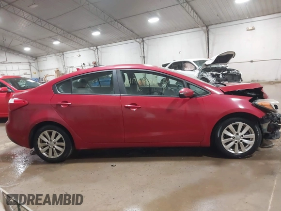 2016 Kia Forte LX with VIN KNAFX4A62G5574769, listed as a IAAI auction lot 41789886 with 127,254 mi miles. Bid and sale history available at carsss.com. Image 13.