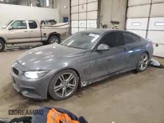 2015 BMW 4 Series 428i xDrive with VIN WBA3N5C59FK197568, listed as a Copart auction lot 46107035 with 171,239 mi miles and Salvage Title. Bid and sale history available at carsss.com. Image 1.