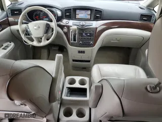 2015 Nissan Quest S with VIN JN8AE2KP8F9121606, listed as a Copart auction lot 54638664 with 104,186 mi miles. Bid and sale history available at carsss.com. Image 8.