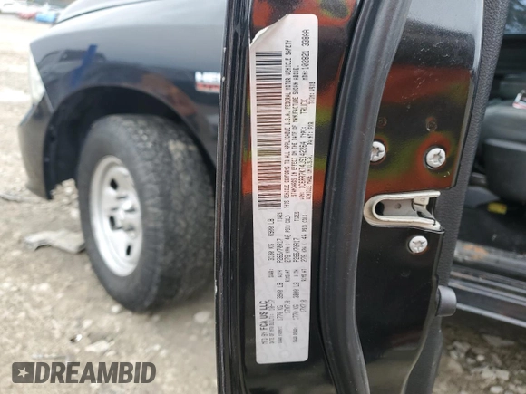 2018 Ram 1500 Express with VIN 1C6RR7KT4JS142264, listed as a Copart auction lot 42101065 with 130,662 mi miles and Salvage title. Bid and sale history available at DreamBid. Image 12.