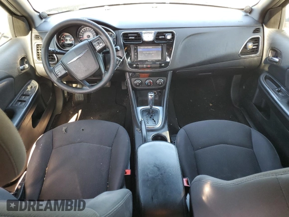 2014 Chrysler 200 LX with VIN 1C3CCBAB2EN206063, listed as a Copart auction lot 43357875 with 139,951 mi miles and Salvage Title. Bid and sale history available at DreamBid. Image 8.