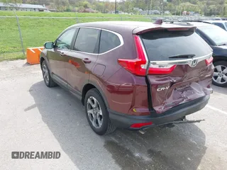 2017 Honda CR-V EX-L with VIN 5J6RW2H81HL058621, listed as a IAAI auction lot 41997542 with 89,636 mi miles. Bid and sale history available at carsss.com. Image 3.