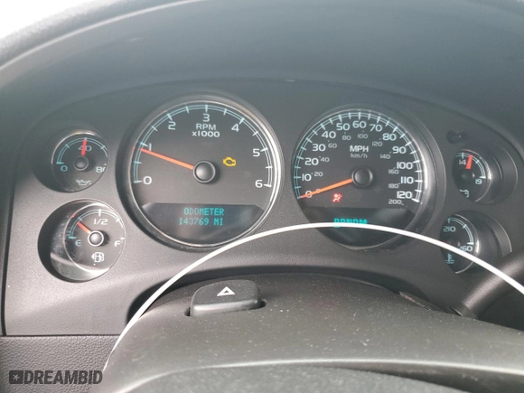 2008 GMC Yukon Denali with VIN 1GKFK63868J191376, listed as a Copart auction lot 51185665 with 143,769 mi miles and Salvage Title. Bid and sale history available at carsss.com. Image 9.