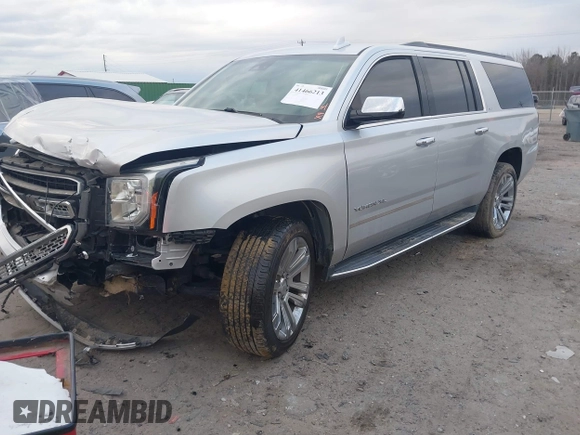 2019 GMC Yukon XL SLT with VIN 1GKS1GKC8KR383694, listed as a IAAI auction lot 41466213 with 128,368 mi miles. Bid and sale history available at carsss.com. Image 18.