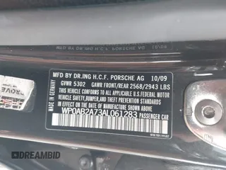 2010 Porsche Panamera S z VIN WP0AB2A73AL061283, wystawiony jako IAAI lot #42367523 z przebiegiem 90 164 mil mil oraz . Historia ofert i sprzedaży dostępna na DreamBid. Obrazek 9.