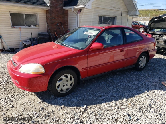 1996 Honda Civic EX with VIN 1HGEJ8244TL051961, listed as a Copart auction lot 80167494 with 141,180 mi miles and Clean Title. Bid and sale history available at carsss.com. Image 1.