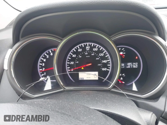 2012 Nissan Murano SV with VIN JN8AZ1MW5CW210081, listed as a IAAI auction lot 42081443 with 185,143 mi miles and . Bid and sale history available at carsss.com. Image 7.