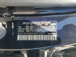 2019 Mercedes-Benz A 220 z VIN WDD3G4EB0KW012830, wystawiony jako Copart lot #56175745 z przebiegiem 89 755 mil mil oraz Szkoda całkowita • Salvage title. Historia ofert i sprzedaży dostępna na DreamBid. Obrazek 13.