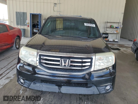 2013 Honda Pilot EX-L with VIN 5FNYF3H51DB008070, listed as a Copart auction lot 55034045 with 72,688 mi miles and Salvage Title. Bid and sale history available at DreamBid. Image 5.