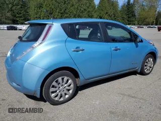 2015 Nissan LEAF S with VIN 1N4AZ0CP4FC315769, listed as a Copart auction lot 53134425 with 80,719 mi miles and Salvage Title. Bid and sale history available at DreamBid. Image 3.