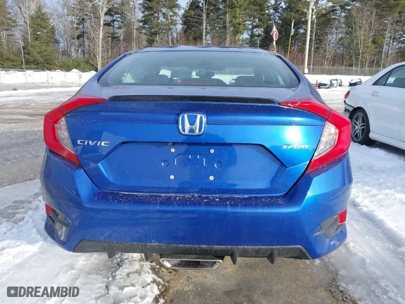 2021 Honda Civic Sedan Sport with VIN 2HGFC2F87MH547568, listed as a IAAI auction lot 41490333 with 20,089 mi miles. Bid and sale history available at carsss.com. Image 16.