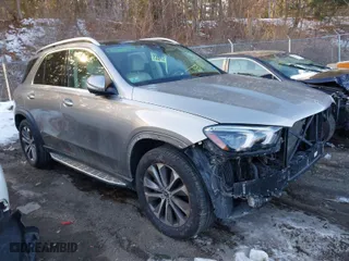 2021 Mercedes-Benz GLE with VIN 4JGFB4KE4MA435488, listed as a IAAI auction lot 41606244 with 44,237 mi miles. Bid and sale history available at carsss.com. Image 1.
