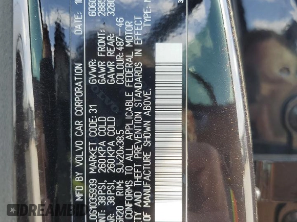 2016 Volvo XC90 T6 Inscription z VIN YV4A22PL0G1035939, wystawiony jako Copart lot #50008495 z przebiegiem 133 543 mil mil oraz Szkoda całkowita • Salvage title. Historia ofert i sprzedaży dostępna na DreamBid. Obrazek 16.