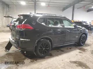 2017 Nissan Rogue SV with VIN 5N1AT2MV7HC768206, listed as a Copart auction lot 87382794 with 79,145 mi miles and Salvage Title. Bid and sale history available at carsss.com. Image 3.