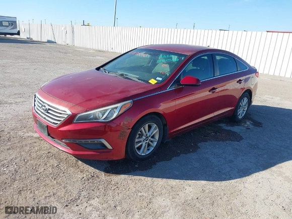 2015 Hyundai Sonata 2.4L SE with VIN 5NPE24AF3FH233750, listed as a IAAI auction lot 41875140 with 140,594 mi miles. Bid and sale history available at carsss.com. Image 6.