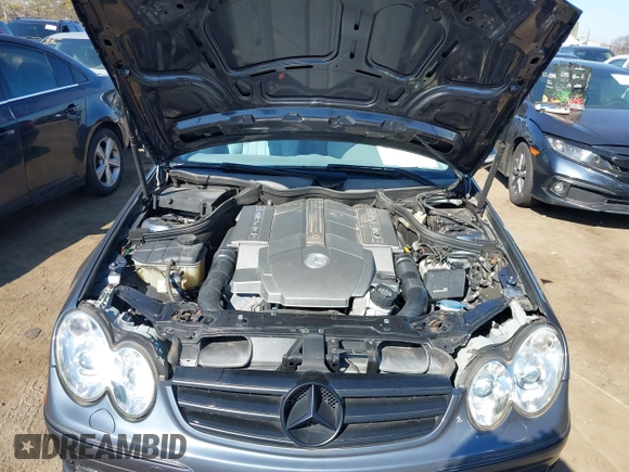 2005 Mercedes-Benz CLK-Class AMG with VIN WDBTK76G35T040484, listed as a IAAI auction lot 41741145 with 36,299 mi miles. Bid and sale history available at carsss.com. Image 10.