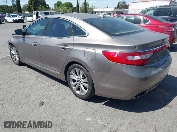 2012 Hyundai Azera with VIN KMHFG4JG7CA152408, listed as a IAAI auction lot 41968451 with 146,089 mi miles and . Bid and sale history available at DreamBid. Image 3.