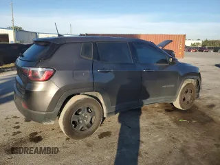 2018 Jeep Compass Sport with VIN 3C4NJCAB4JT411653, listed as a Copart auction lot 50566965 with 142,049 mi miles and Salvage Title. Bid and sale history available at carsss.com. Image 3.