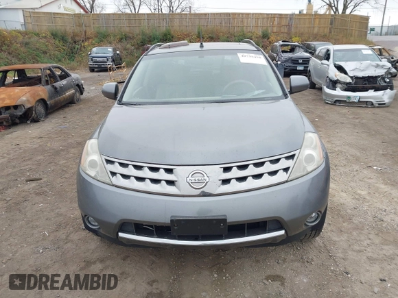 2007 Nissan Murano SL with VIN JN8AZ08TX7W515009, listed as a IAAI auction lot 40735458 with 163,177 mi miles and . Bid and sale history available at carsss.com. Image 12.