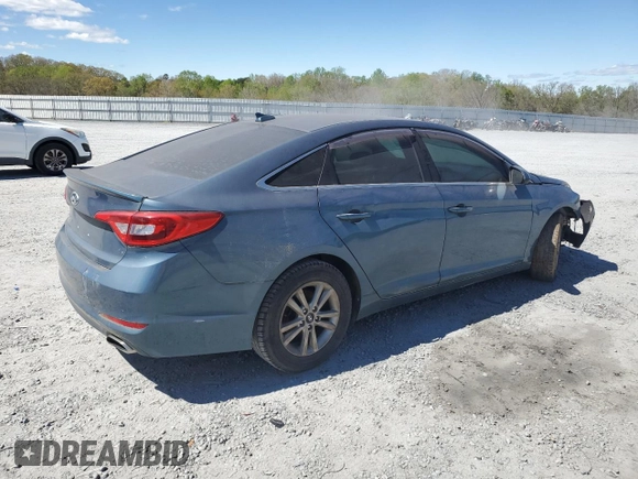 2015 Hyundai Sonata 2.4L SE with VIN 5NPE24AF4FH186244, listed as a Copart auction lot 49921124 with 169,870 mi miles and Clean Title. Bid and sale history available at carsss.com. Image 3.