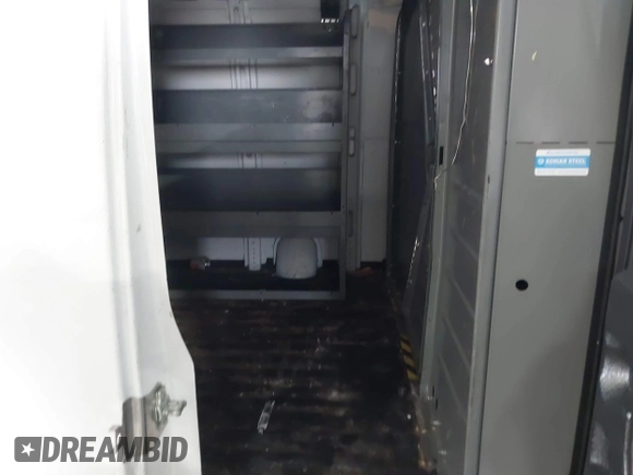 2014 Chevrolet Express Cargo Van with VIN 1GCWGFCA0E1138684, listed as a IAAI auction lot 41796495 with 101,756 mi miles. Bid and sale history available at carsss.com. Image 8.