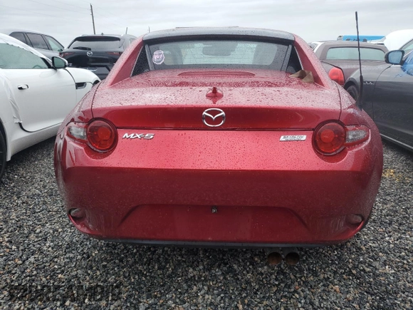 2018 Mazda MX-5 Miata RF Grand Touring with VIN JM1NDAM76J0204004, listed as a Copart auction lot 73985134 with 0 mi miles and Non Repairable. Bid and sale history available at carsss.com. Image 6.