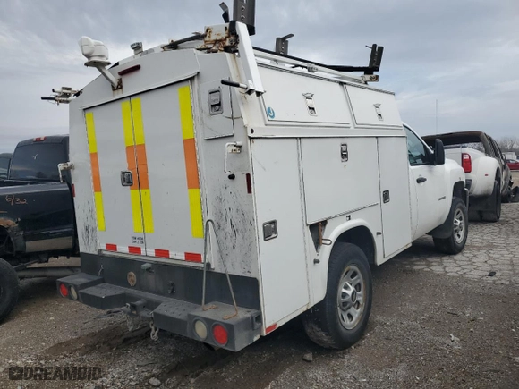 2012 Chevrolet Silverado 3500HD Work Truck with VIN 1GB3CZCG1CF197851, listed as a Copart auction lot 43829635 with 0 mi miles and Clean Title. Bid and sale history available at carsss.com. Image 3.