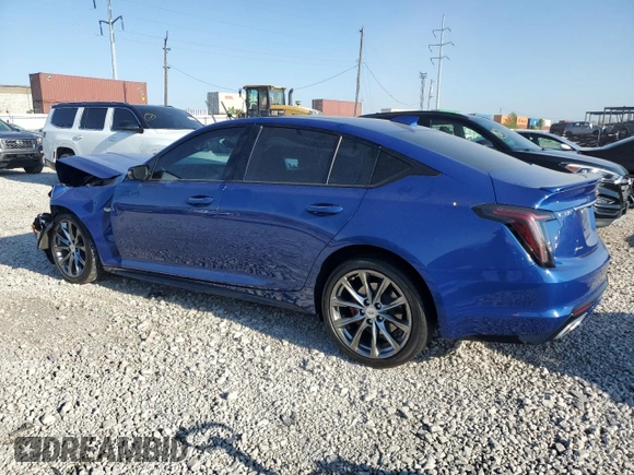 2020 Cadillac CT5 Sport z VIN 1G6DU5RK5L0125333, wystawiony jako Copart lot #53879185 z przebiegiem 54 218 mil mil oraz Szkoda całkowita • Salvage title. Historia ofert i sprzedaży dostępna na DreamBid. Obrazek 2.