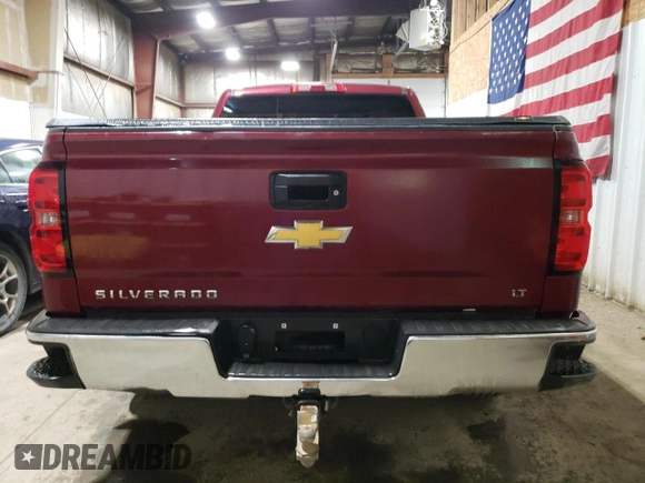 2014 Chevrolet Silverado 1500 LT with VIN 3GCUKREC8EG556479, listed as a Copart auction lot 56054615 with 118,524 mi miles and Salvage Title. Bid and sale history available at DreamBid. Image 6.