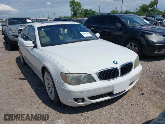 2006 BMW 7 Series 750i with VIN WBAHL83576DT03355, listed as a IAAI auction lot 42606906 with 186,494 mi miles and . Bid and sale history available at DreamBid. Image 6.