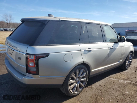 2017 Land Rover Range Rover HSE с VIN SALGS2FV2HA356046, выставлен на аукционе Copart как лот 41465234 с пробегом 31 621 миль миль и Списание • Salvage title. История ставок и продаж доступна на DreamBid. Изображение 3.