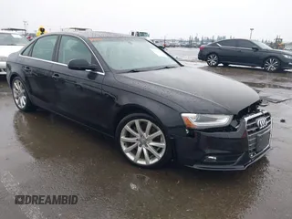 2013 Audi A4 Premium Plus with VIN WAUFFAFL1DN030548, listed as a IAAI auction lot 41523842 with 60,011 mi miles. Bid and sale history available at carsss.com. Image 1.