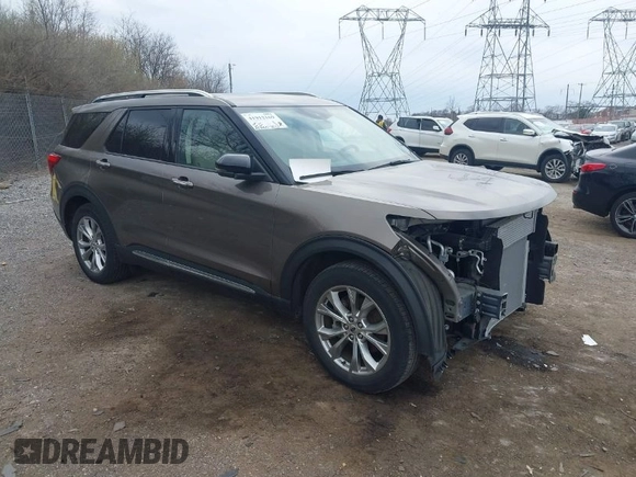 2021 Ford Explorer Limited with VIN 1FMSK8FH0MGA11135, listed as a IAAI auction lot 41912169 with 10,260 mi miles. Bid and sale history available at carsss.com. Image 1.