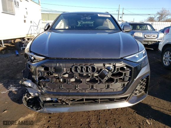 2025 Audi Q8 Premium Plus with VIN WA1EVBF12SD002406, listed as a Copart auction lot 86548284 with 1,756 mi miles and Salvage Title. Bid and sale history available at carsss.com. Image 5.
