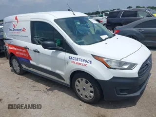 2019 Ford Transit Connect XL with VIN NM0LS6E25K1386266, listed as a IAAI auction lot 42379619 with 100,399 mi miles and . Bid and sale history available at DreamBid. Image 1.