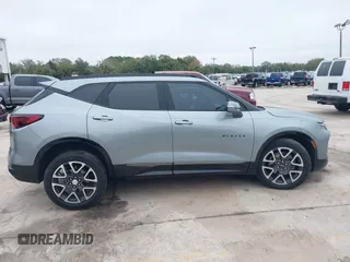 2023 Chevrolet Blazer RS with VIN 3GNKBERS4PS118163, listed as a IAAI auction lot 41394827 with 20,284 mi miles and . Bid and sale history available at DreamBid. Image 13.