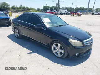 2010 Mercedes-Benz C-Class C 300 Sport with VIN WDDGF8BB1AR121245, listed as a IAAI auction lot 42061384 with 1 mi miles. Bid and sale history available at carsss.com. Image 1.