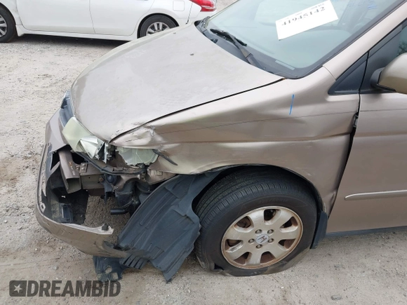 2004 Honda Odyssey EX with VIN 5FNRL18684B072343, listed as a IAAI auction lot 41945142 with 222,990 mi miles and . Bid and sale history available at DreamBid. Image 6.