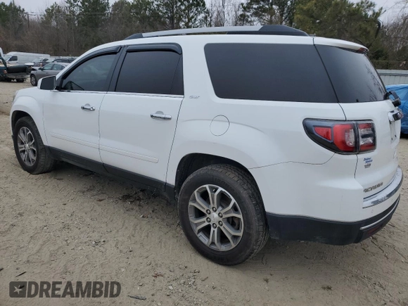 2016 GMC Acadia SLT with VIN 1GKKRRKD7GJ333128, listed as a Copart auction lot 47229555 with 143,688 mi miles and Salvage Title. Bid and sale history available at carsss.com. Image 2.