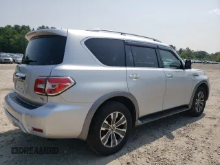 2018 Nissan Armada SV with VIN JN8AY2NCXJ9555213, listed as a Copart auction lot 67532134 with 84,006 mi miles and Salvage Title. Bid and sale history available at carsss.com. Image 3.