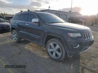 2014 Jeep Grand Cherokee Overland with VIN 1C4RJFCT4EC506790, listed as a Copart auction lot 47827675 with 163,511 mi miles and Salvage Title. Bid and sale history available at DreamBid. Image 4.
