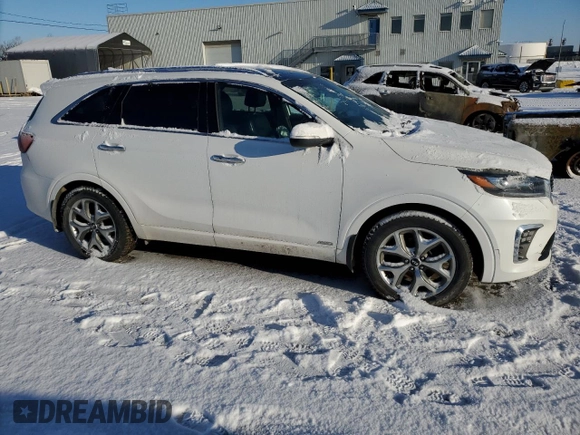 2019 Kia Sorento SX Limited with VIN 5XYPKDA57KG443558, listed as a Copart auction lot 88900285 with 140,827 mi miles and Salvage Title. Bid and sale history available at carsss.com. Image 4.