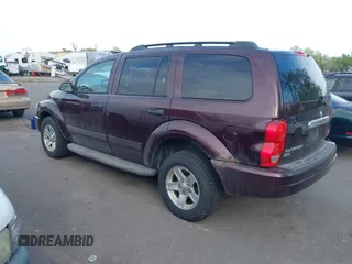 2005 Dodge Durango SLT with VIN 1D4HB48N05F585223, listed as a IAAI auction lot 42091044 with 137,885 mi miles and . Bid and sale history available at DreamBid. Image 3.