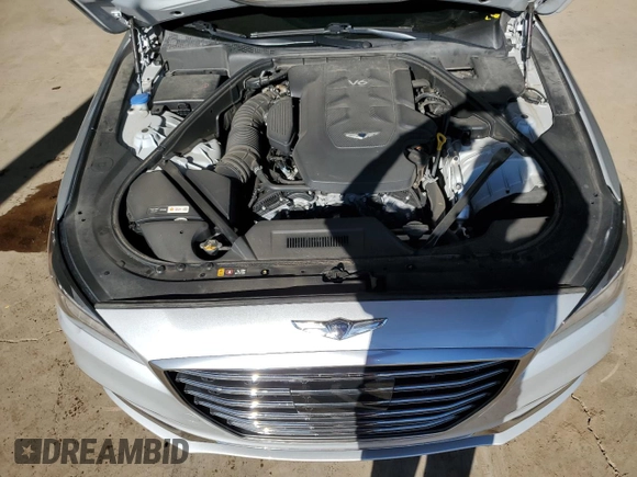 2018 Genesis G80 3.8L z VIN KMHGN4JE4JU215890, wystawiony jako Copart lot #50455605 z przebiegiem 57 043 mil mil oraz Szkody całkowita. Historia ofert i sprzedaży dostępna na DreamBid. Obrazek 11.
